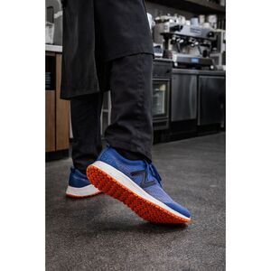 New Balance Fresh Foam Shoes For Crews Slip Resistant WorkBlue Orange Womens 9.5